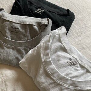 3 Madewell Tees XL